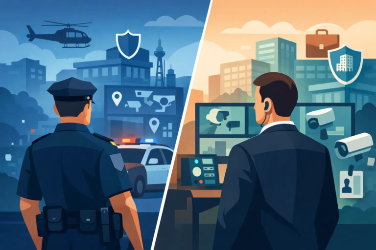 Police Command Versus Corporate Security